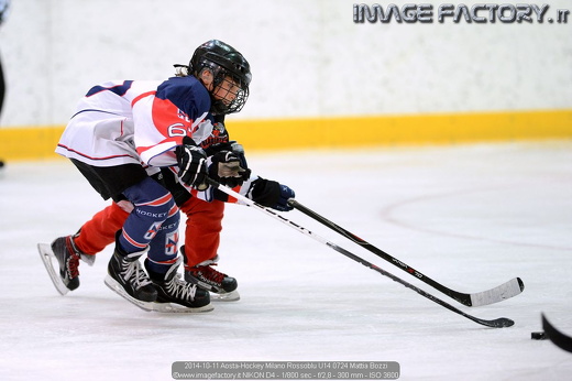 2014-10-11 Aosta-Hockey Milano Rossoblu U14 0724 Mattia Bozzi